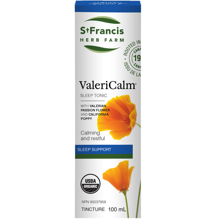 St.Francis ValeriCalm Sleep Tonic with Valerian,PassionFlower and California Poppy 50ml