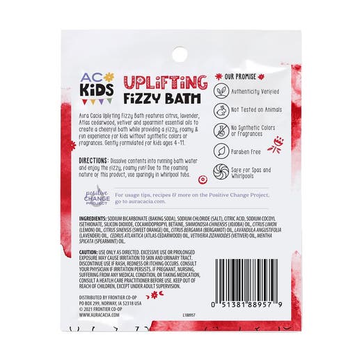 Aura Cacia Uplifting Fizzy Bath Kids  70.9g
