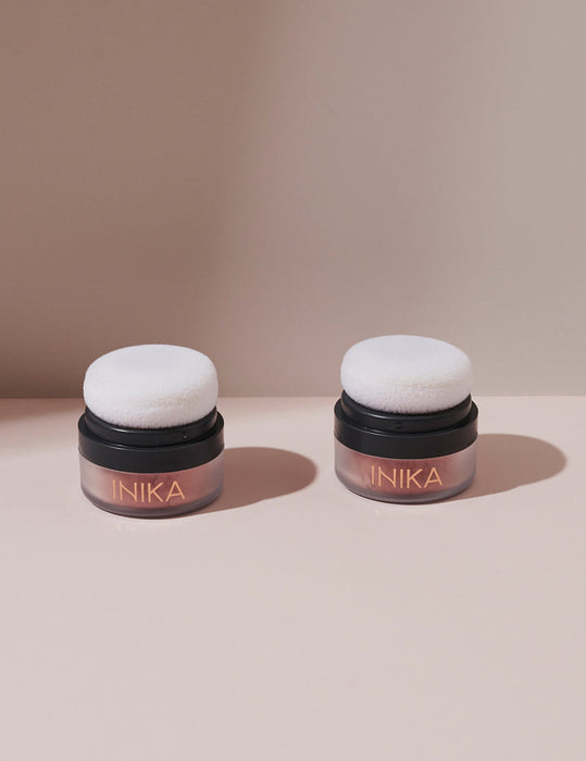 Inika Mineral Blush Puff Pot Rosy Glow 1pot