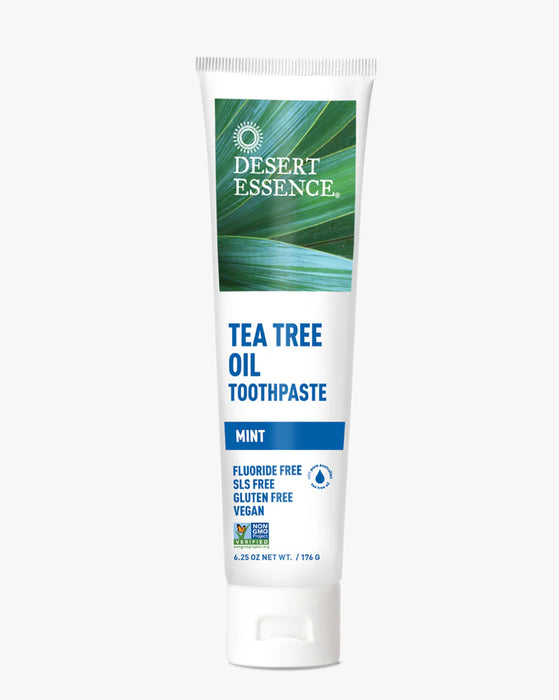 Desert Essence Tea Tree Oil Mint Fluoride Free  176g