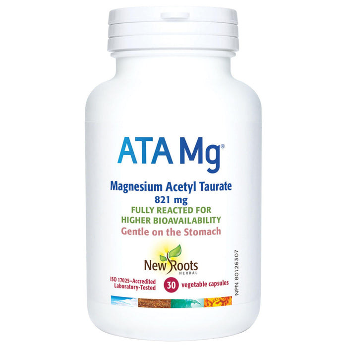 New Roots Magnesium Acetyl Taurate ATA Mg 30vcaps