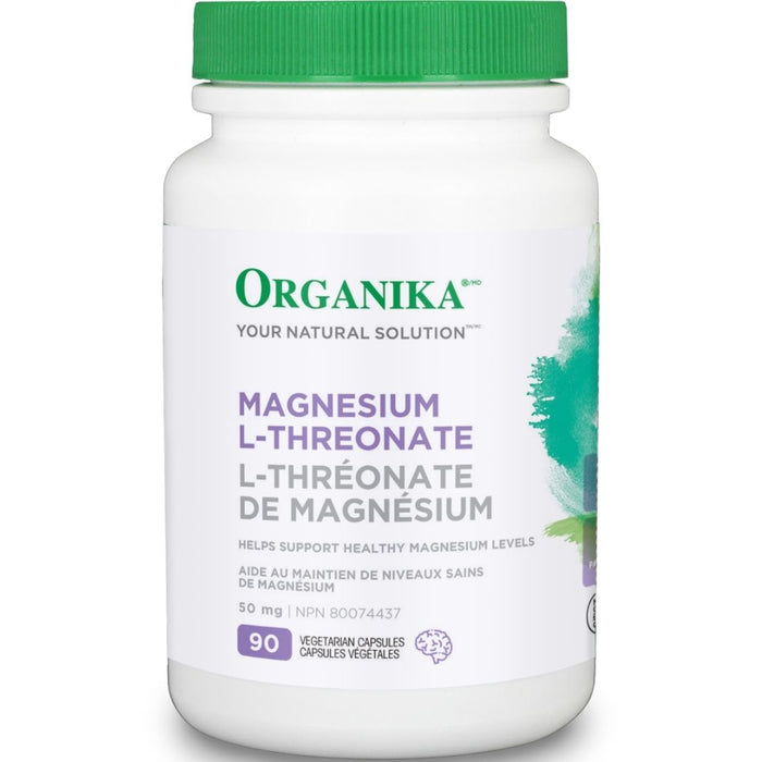 Organika Magnesium L-Threonate 50mg 90 Vegecaps