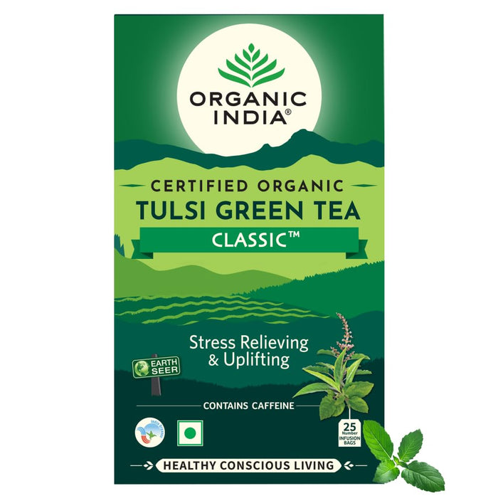 Organic India Organic Tulsi Green Tea Classic 25bags