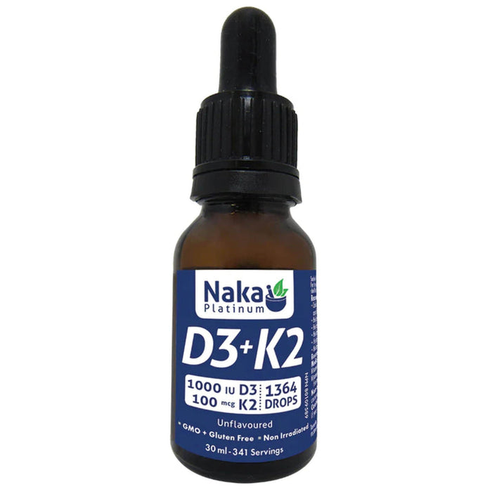 Naka Liquid Vitamin D3 & K2 in MCT Oil  30ml