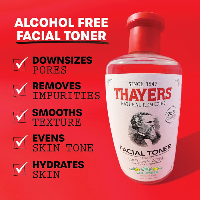 Thayers Witch Hazel Facial Toner Cucumber Scent 355ml
