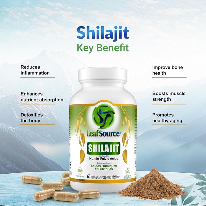 LeafSource Shilajit Humic-Fulvic Acids 60vegicaps