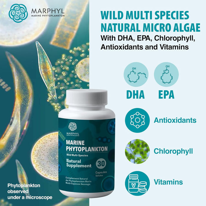 Marphyl Marine Phytoplankton (Wild Multi-Species)  30vcaps