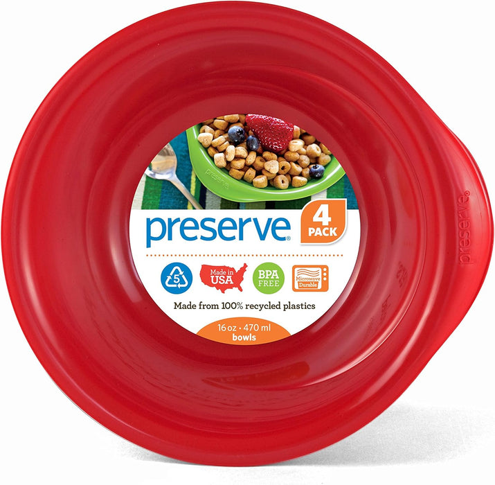 Preserve Everyday Bowl - Pepper Red 4 pack