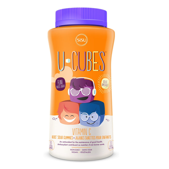 Sisu U-Cubes Vitamin C Sour Gummies 90gummies