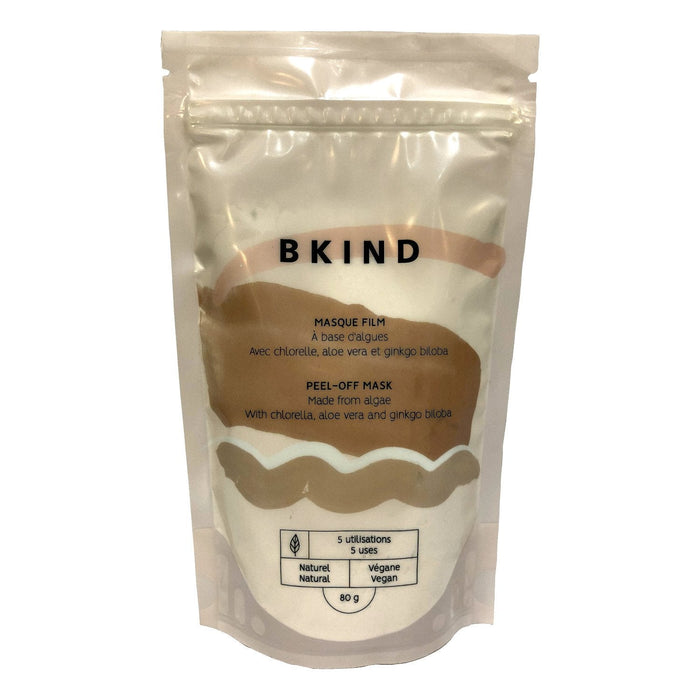 BKIND Algae Peel-Off Mask with Chlorella, Aloe Vera and Ginkgo Bilboa 80g