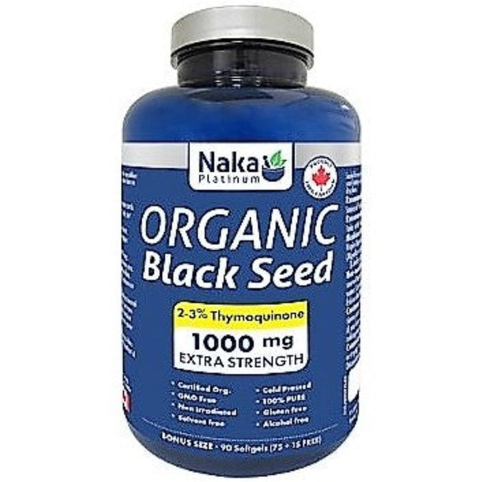 Naka Black Seed Oil 1000mg Extra Strength 90softgels
