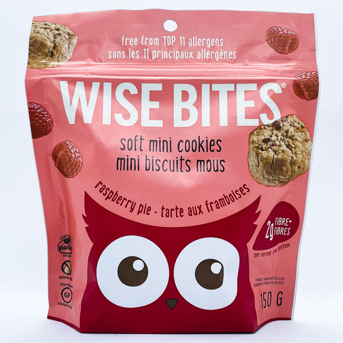 Wise Bites Soft Mini Cookies Gluten Free, Rasperry Pie 150g