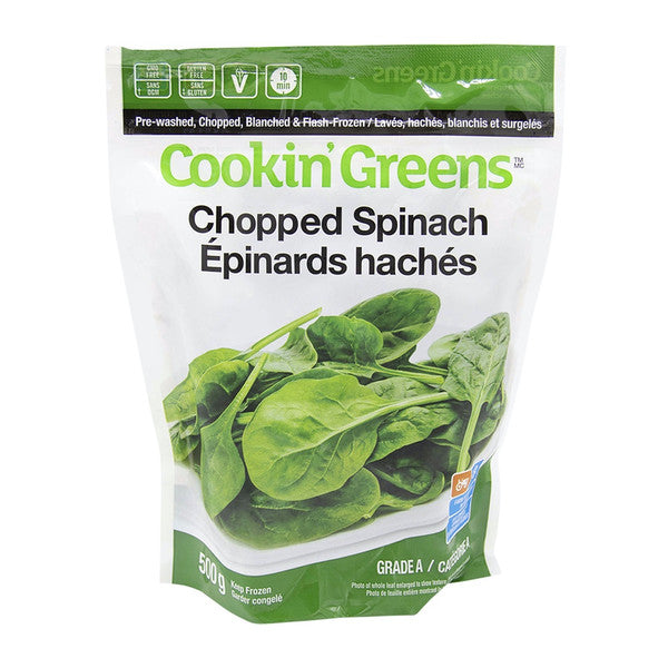 Cookin' Greens Organic Chopped Spinach 300g