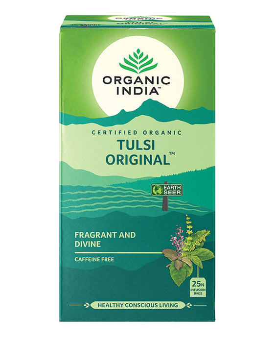 Organic India Organic Tulsi Simply Organic Caffeine Free Herbal Tea 25bags