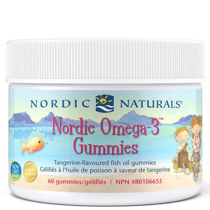 Nordic Naturals Omega 3 Gummies Tangerine  60gummies