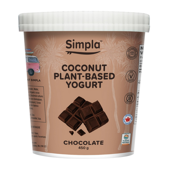 Simpla Chocolate Coconut Plant-Based Yogurt 450g