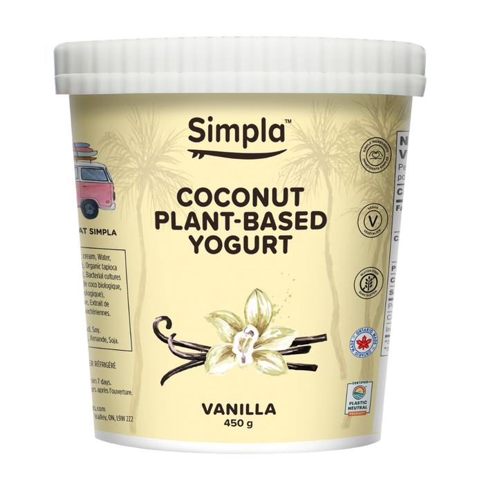 Simpla Vanilla Coconut Plant-Based Yogurt 450g