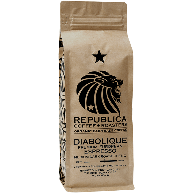 Republica Organic Fairtrade Coffee Diabolique Espresso 1LB
