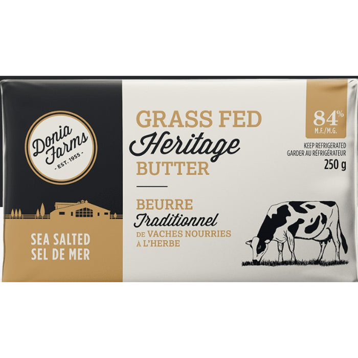 Donia Grass Fed Sea Salted Butter 250g