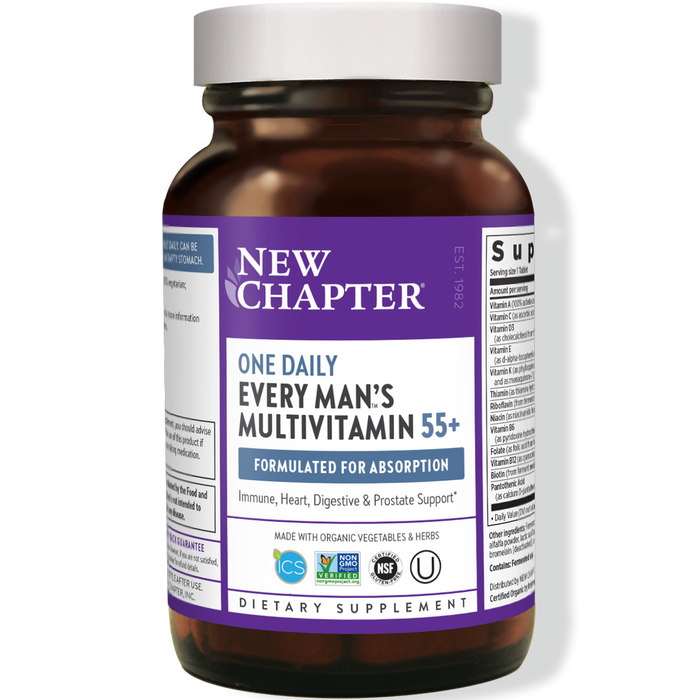 New Chapter One Daily Every Man's Multivitamin 55+ 60vcaps