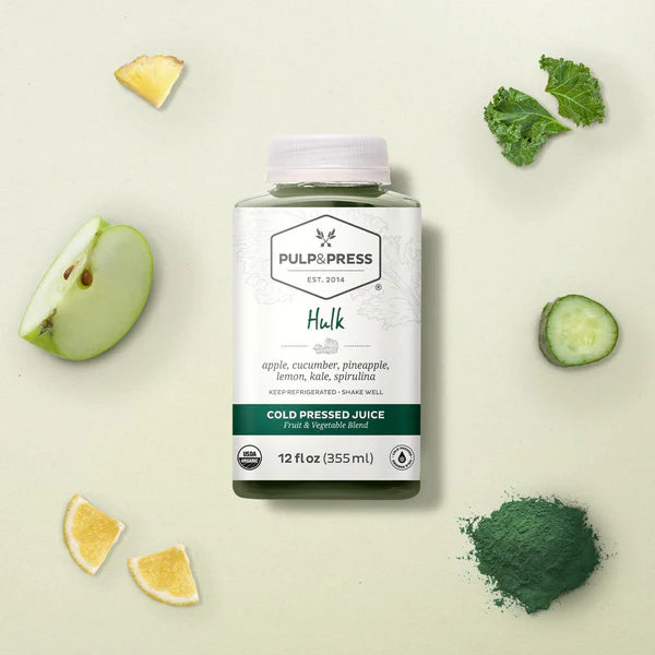 Pulp&Press Hulk Cold Pressed Organic Juice 355ml