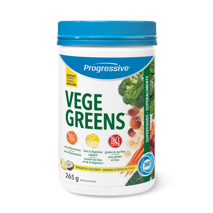 Progressive VegeGreens Powder Strawberry Banana Flavour 265g