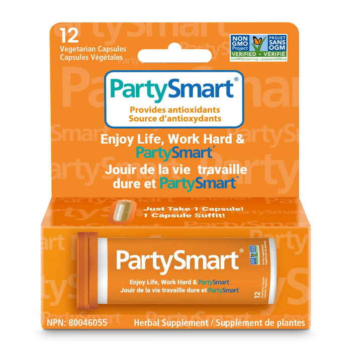 PartySmart Herbal Supplement Hangover Relief 12 caps 12caps