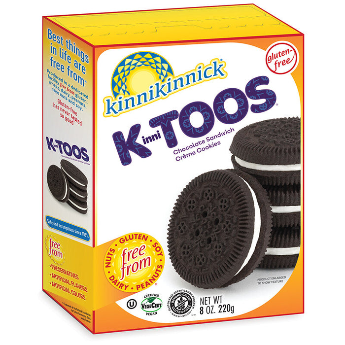 Kinnikinnick Gluten Free Chocolate Sandwich Creme Cookies 220g