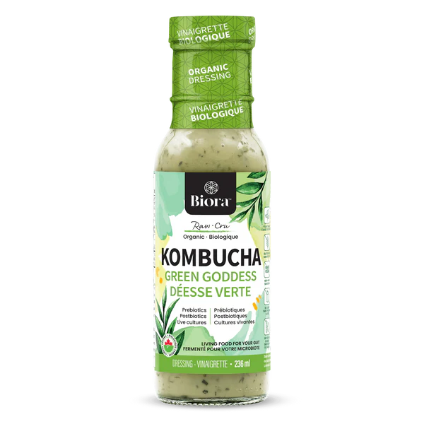 Biora Raw Organic Kombucha Green Goddess Dressing 236ml