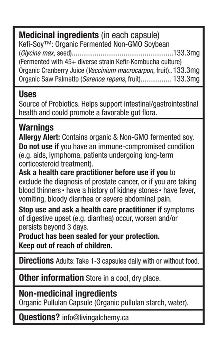 Living Alchemy Your Flora Man (Digestive, Prostate and UT Balance) 60vcaps