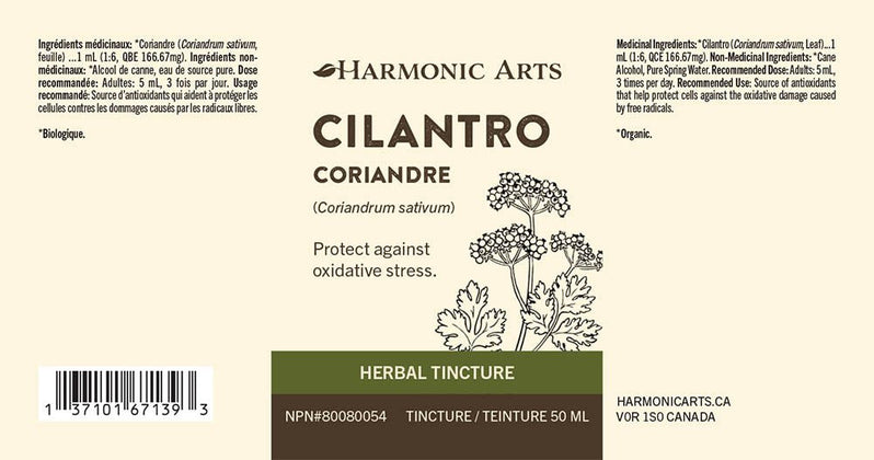 Harmonic Arts Cilantro Ticture  50ml