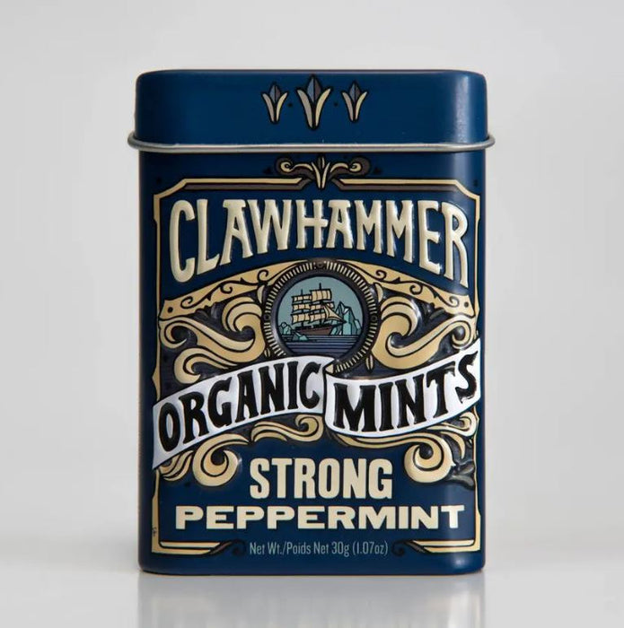 Clawhammer Organic Mints Strong Peppermint 30g