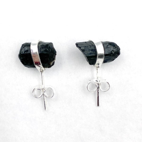 Nature's Expression Zenature Black Tourmaline Stud