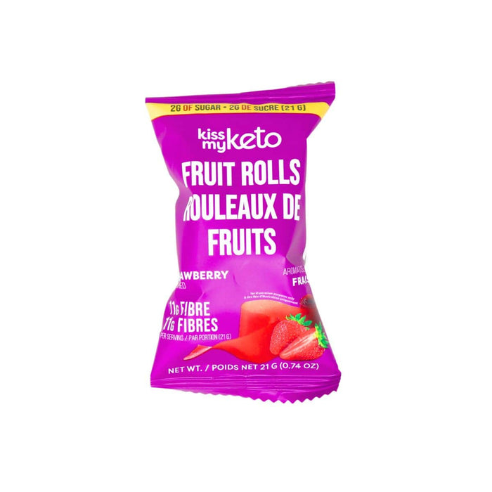 Kiss My Keto Strawberry Fruit Rolls 21g