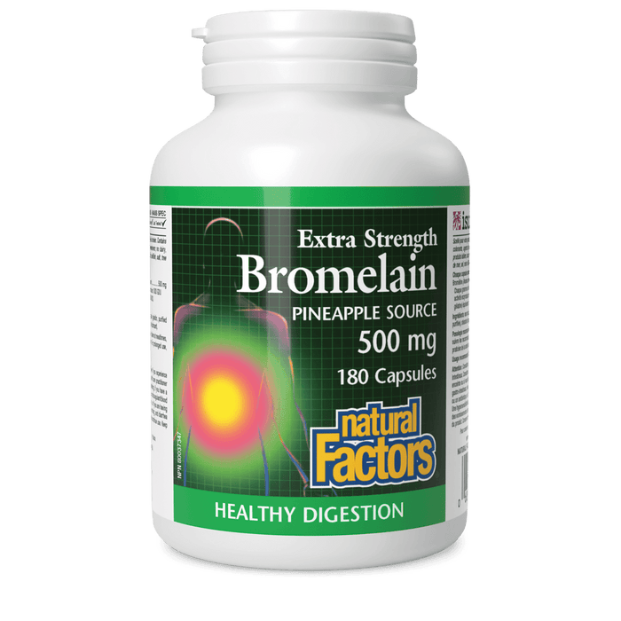 Natural Factors Ex Str Bromelain 500mg 180caps