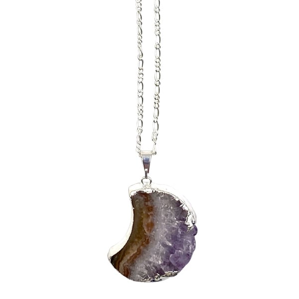 Nature's Expression Zenature Moon Amethyst Necklace