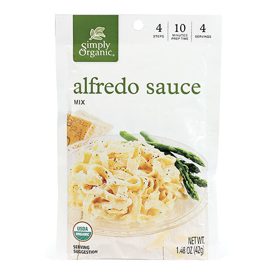 Simply Organic Mixes and Seasonings - Alfredo Mix 41.95g