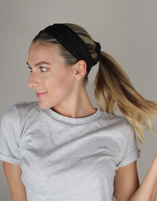 Banded Headband Ebony Accelerate