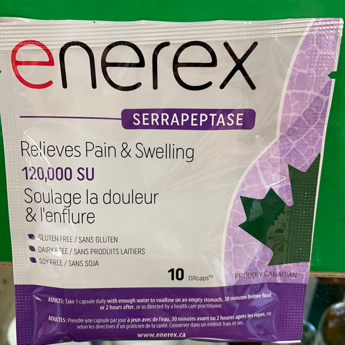 Enerex Serrapeptase 120,000 SU 10DRCAPS